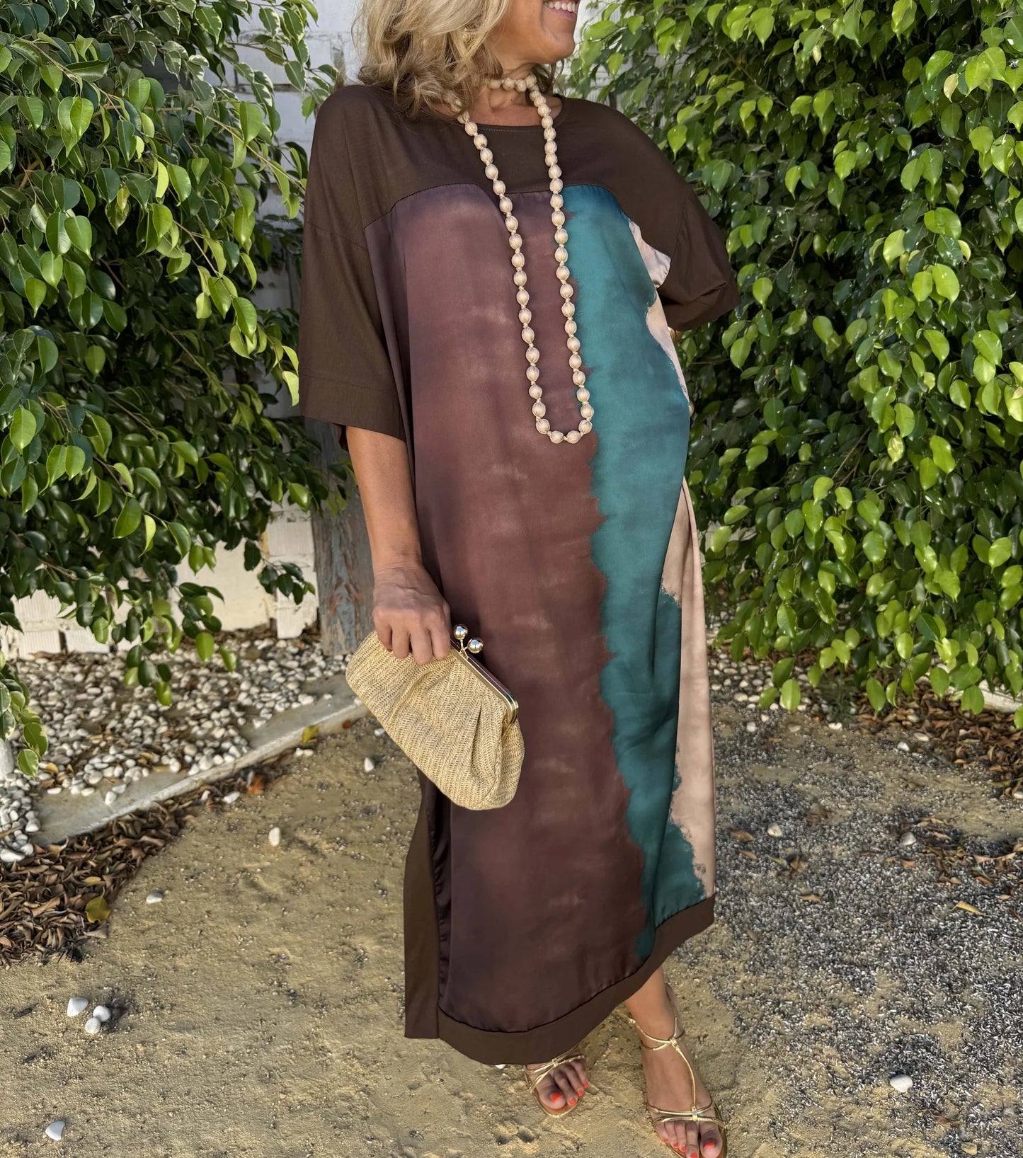 Curvy Satin-blend Dress