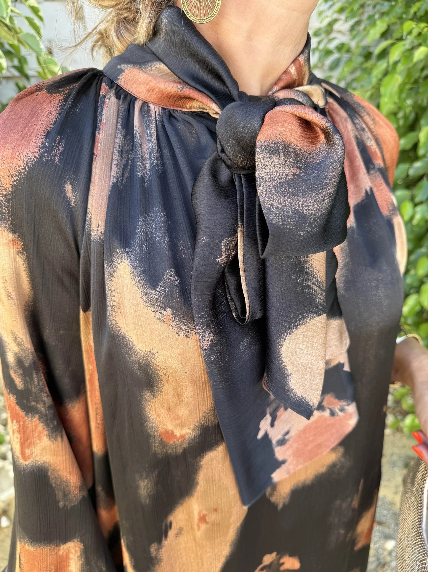 Bow Neck Dress