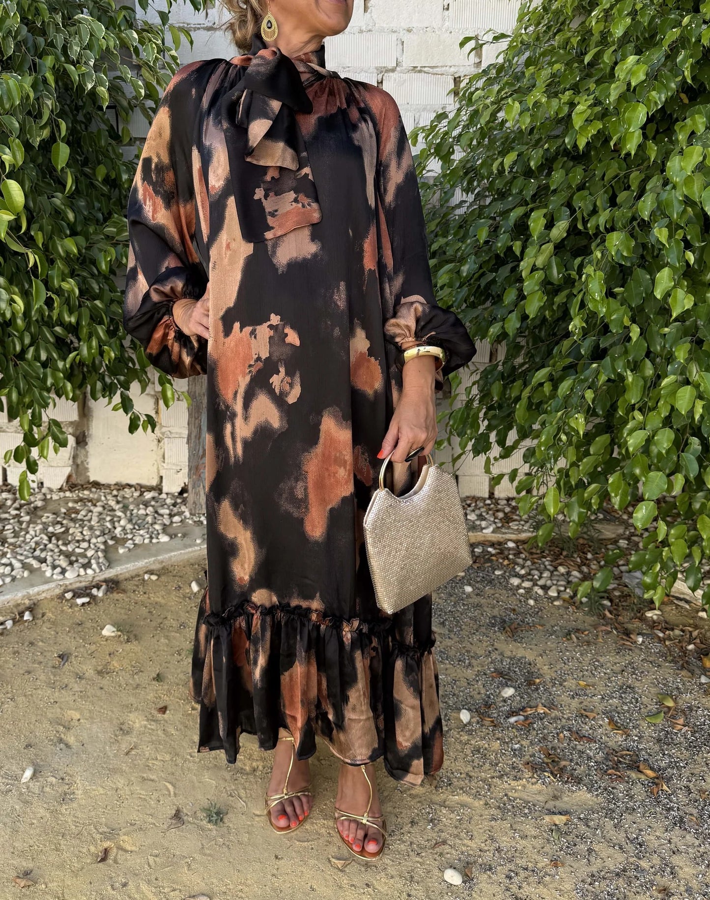 Bow Neck Dress