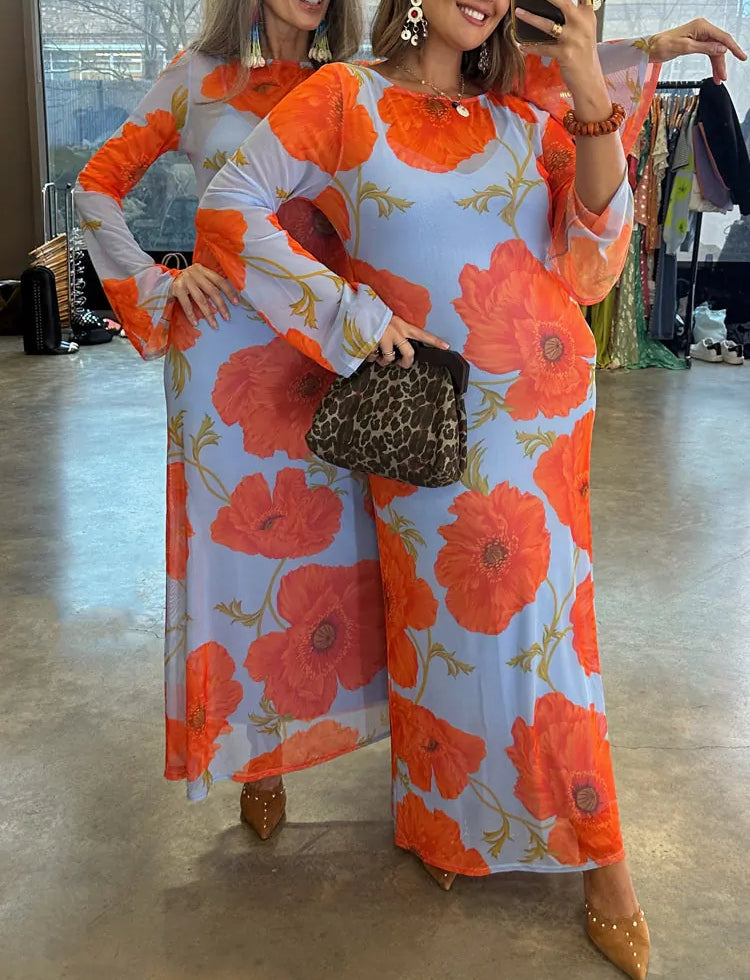 Poppy Aria Mesh Dress