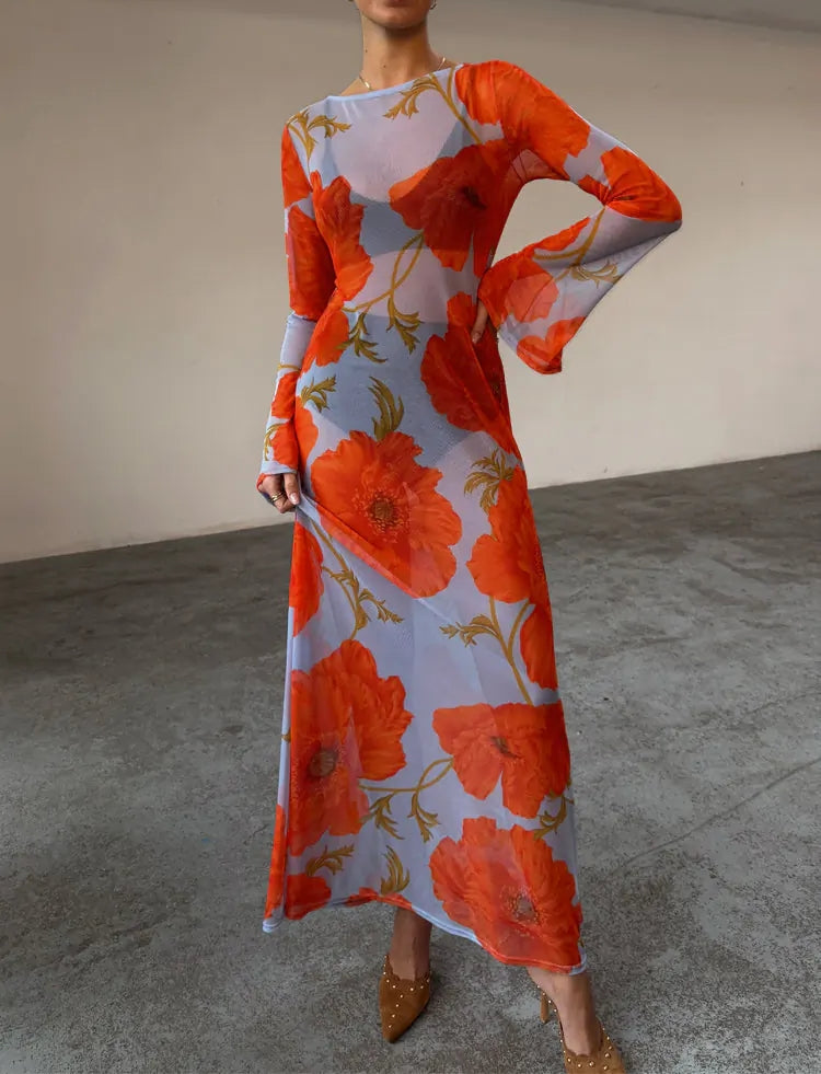 Poppy Aria Mesh Dress