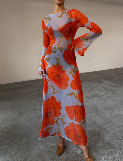 Poppy Aria Mesh Dress