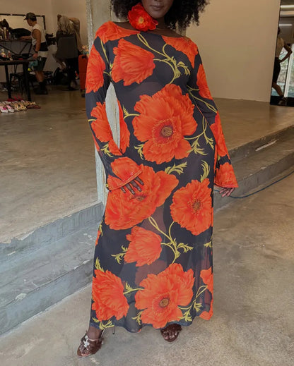 Poppy Aria Mesh Dress