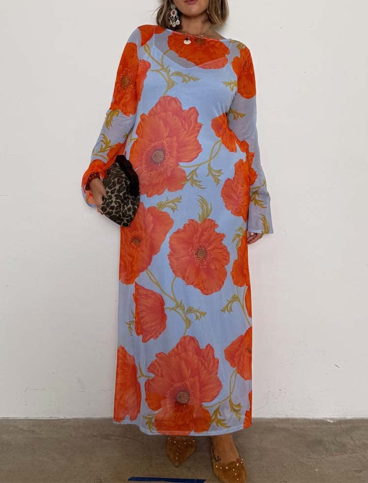 Poppy Aria Mesh Dress