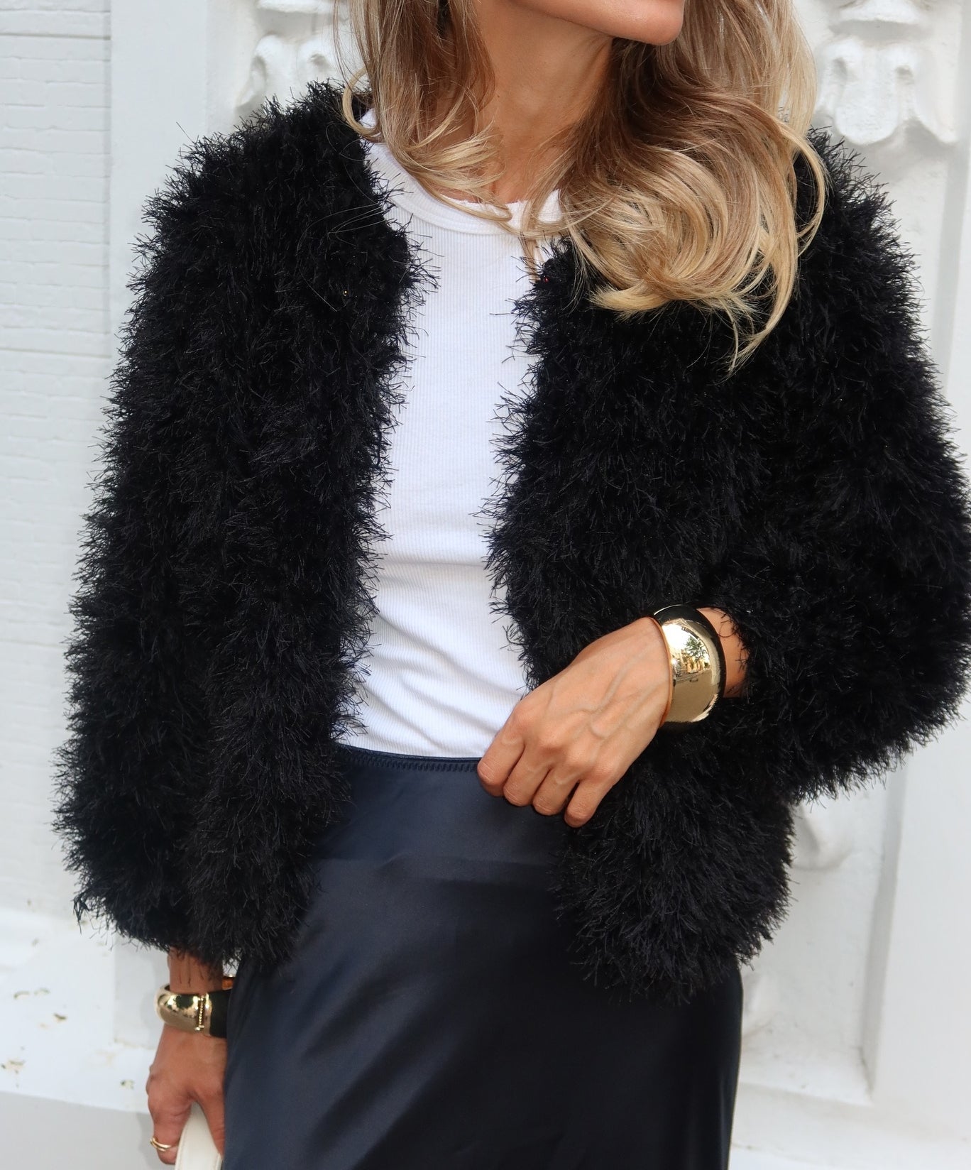 Plush Knitted Jacket