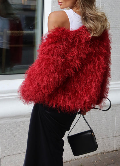 Plush Knitted Jacket
