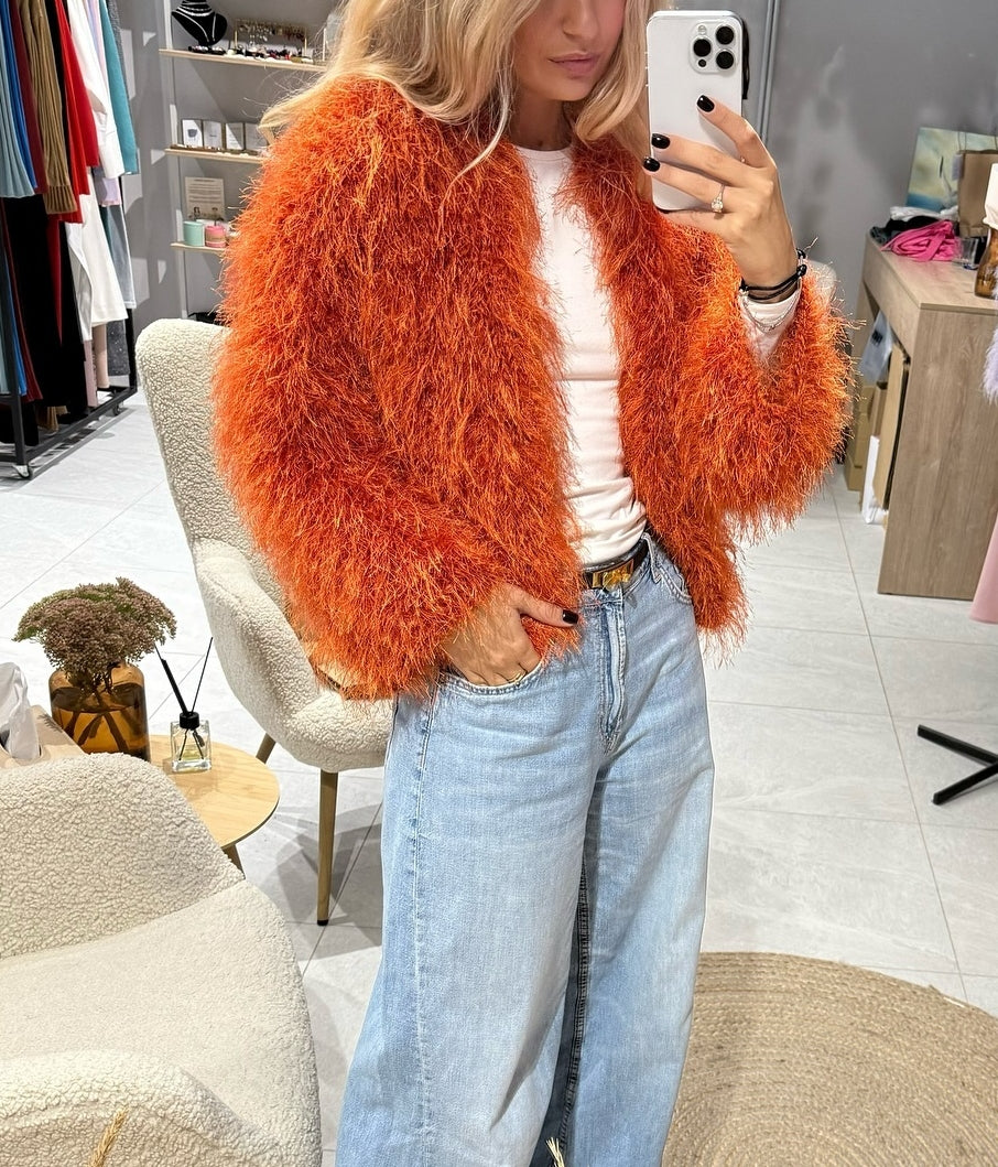 Plush Knitted Jacket