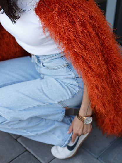 Plush Knitted Jacket