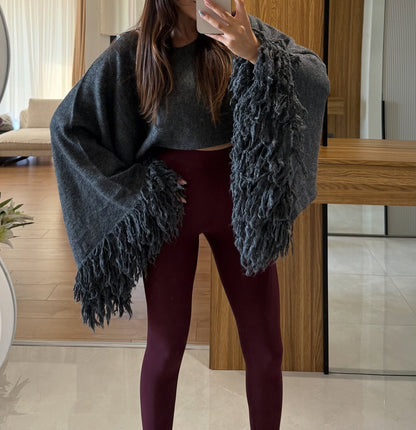 Tassel Sleeve Sweater