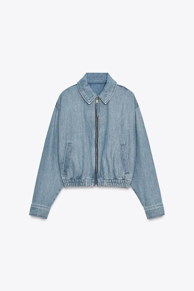 Denim Bomber Jacket