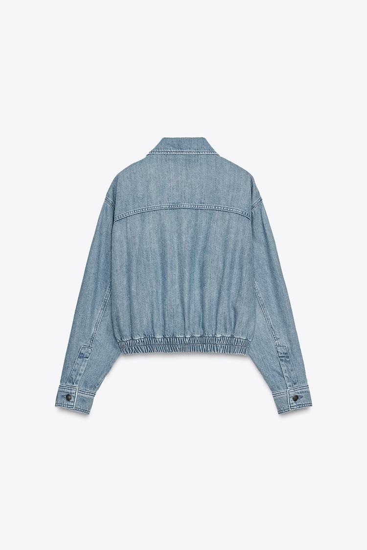 Denim Bomber Jacket