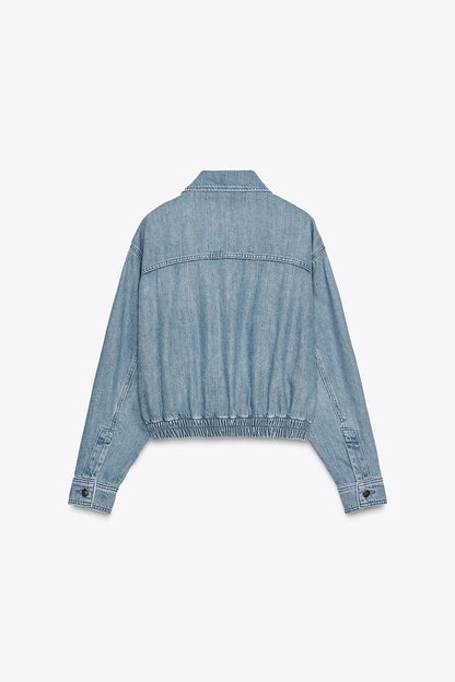Denim Bomber Jacket