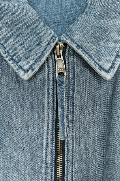 Denim Bomber Jacket