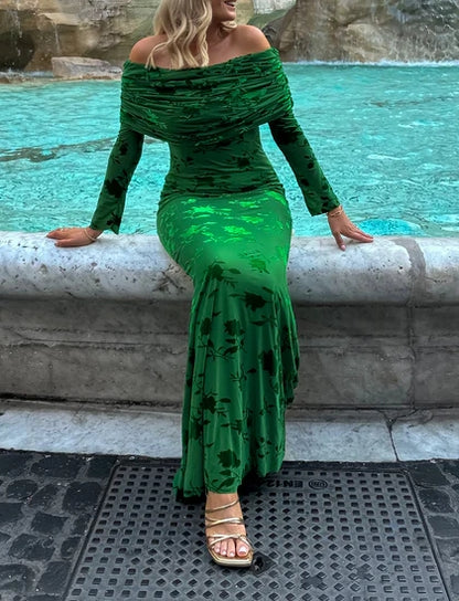 Emerald Green Maxi Dress