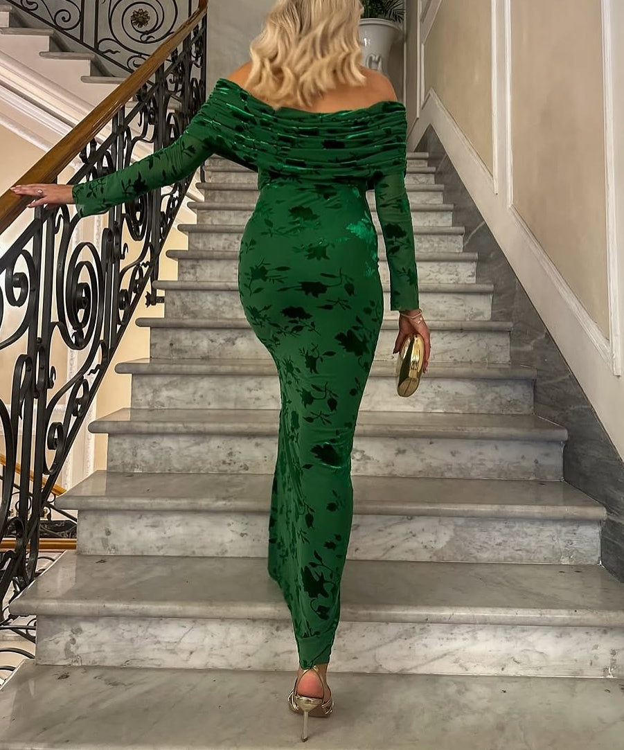 Emerald Green Maxi Dress