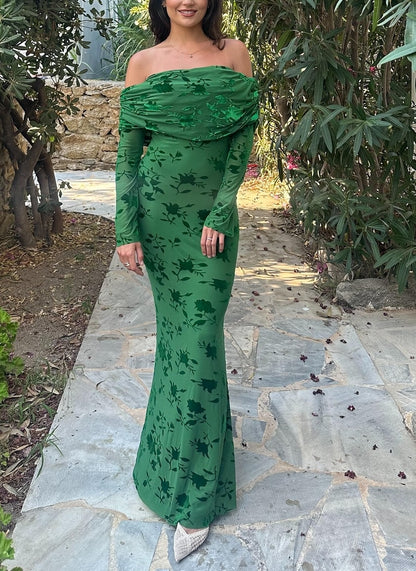 Emerald Green Maxi Dress