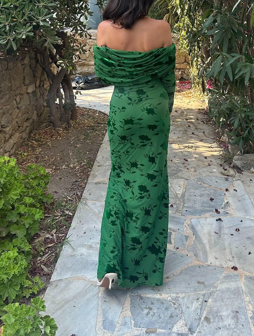 Emerald Green Maxi Dress