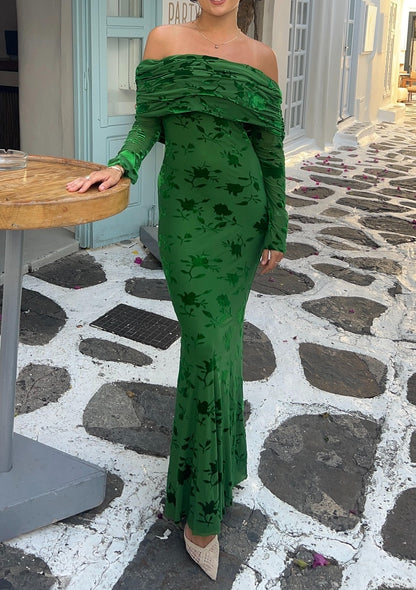 Emerald Green Maxi Dress