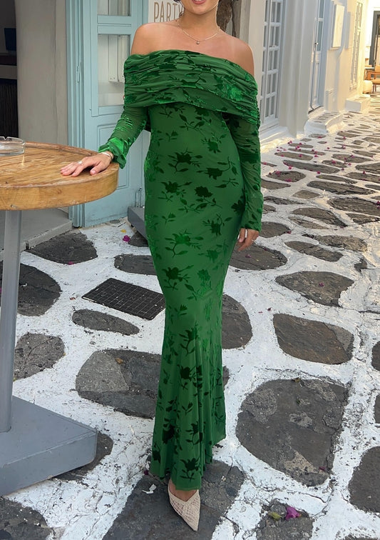 Emerald Green Maxi Dress