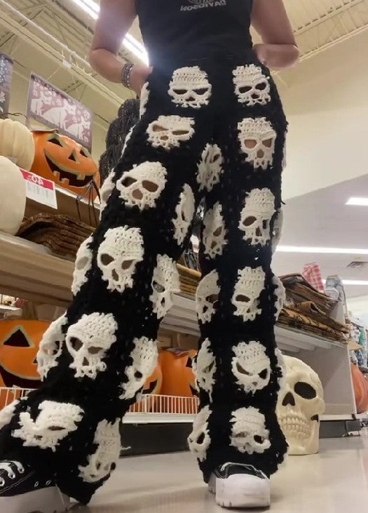 Skull Knit Trousers
