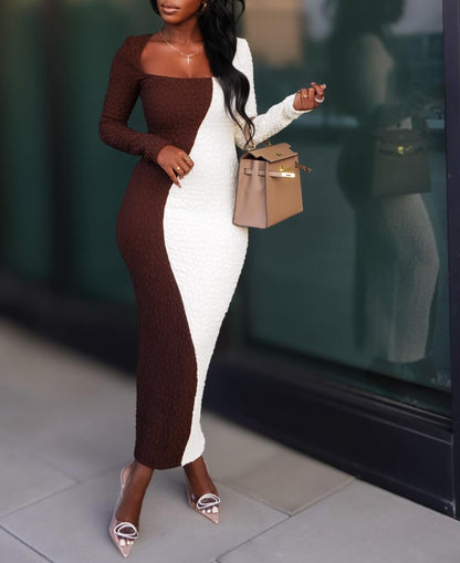Mixed Feelings Knit Maxi Dress