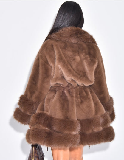 Premium Faux Fur Loose Coat