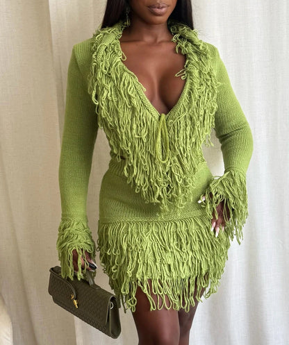 Fringe Factor Skirt Set