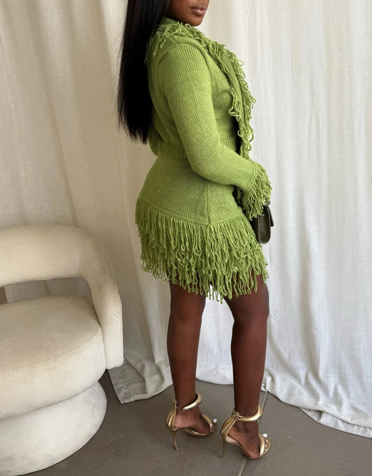 Fringe Factor Skirt Set