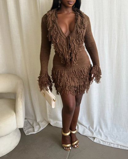 Fringe Factor Skirt Set