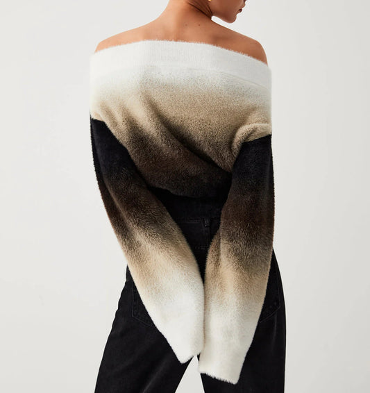 Gradient Fluffy Sweater