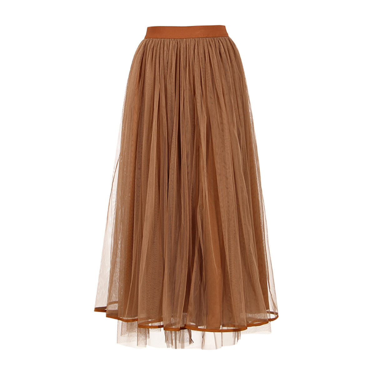 Knit Tulle Two Piece Skirt Set