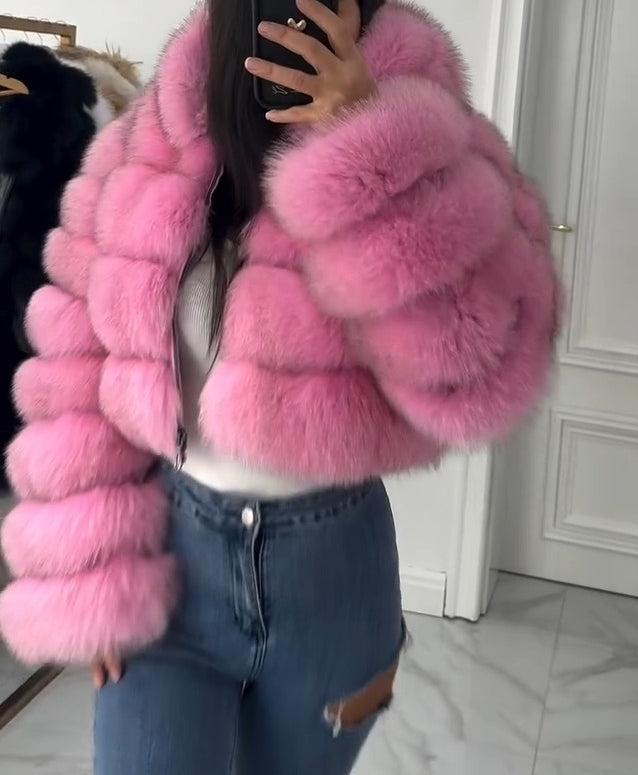 Pink Faux Fox Jack