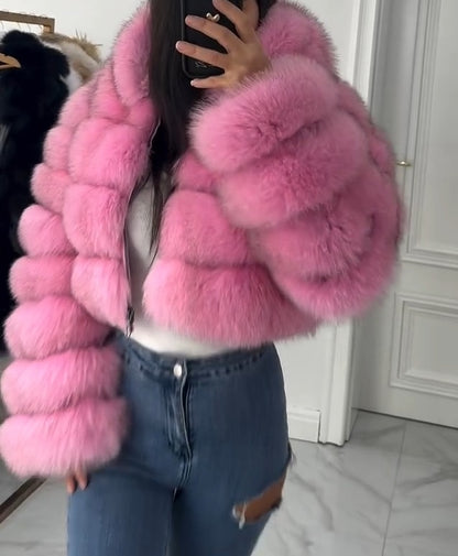 Pink Faux Fox Jack