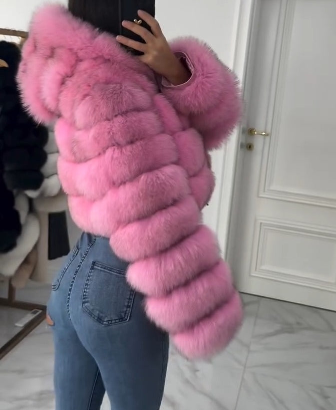 Pink Faux Fox Jack