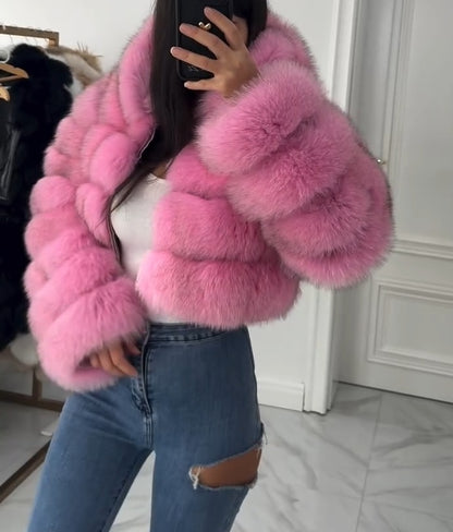 Pink Faux Fox Jack