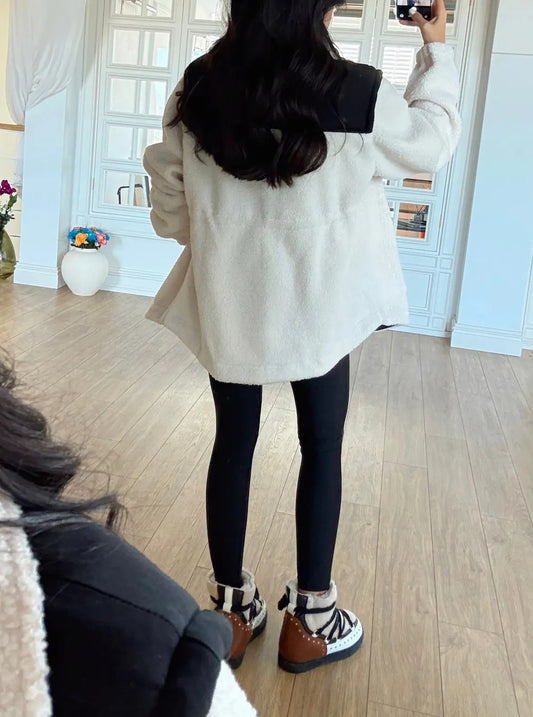 Shoulder Parachute Detail Thermal Jacket