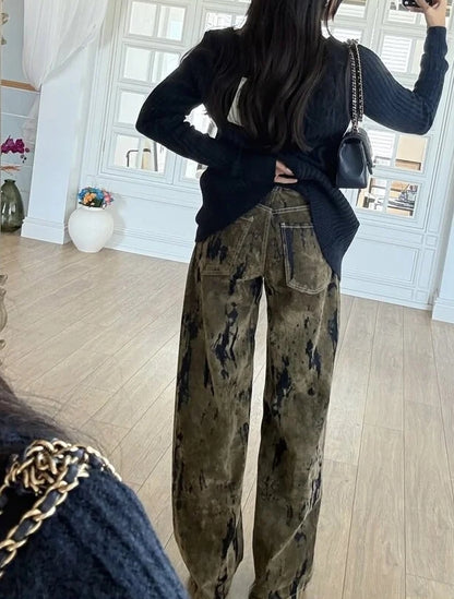 Velvet Details Jeans