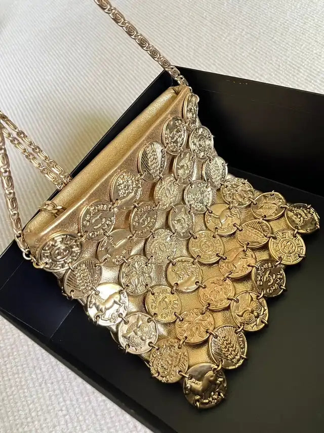 Lucky Charm Gold Coin Bag