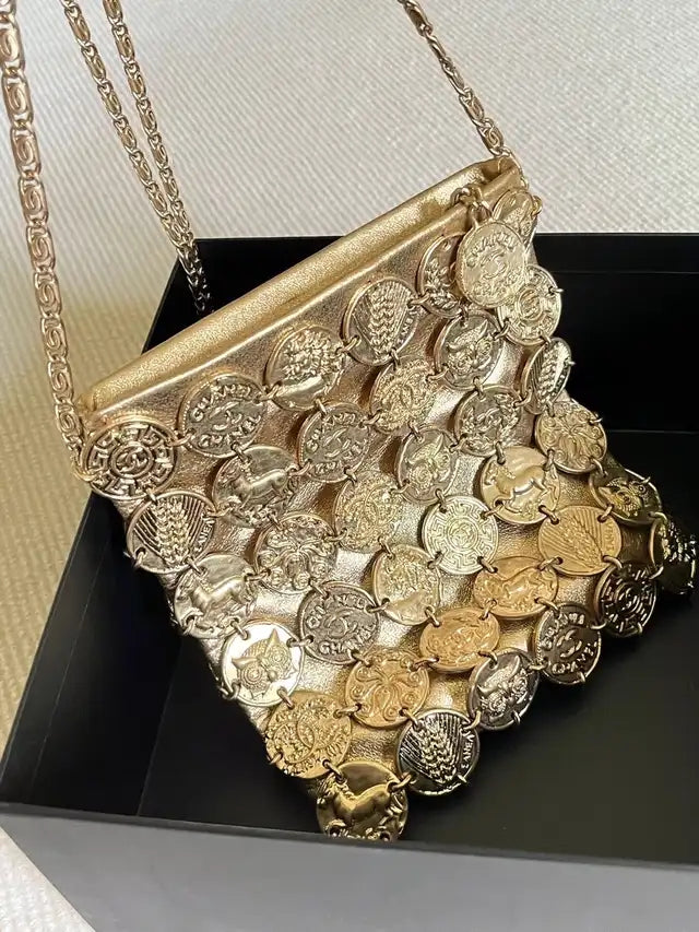 Lucky Charm Gold Coin Bag