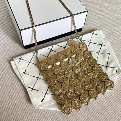 Lucky Charm Gold Coin Bag