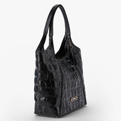Croc Emboss Oversized Tote