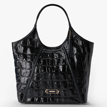 Croc Emboss Oversized Tote