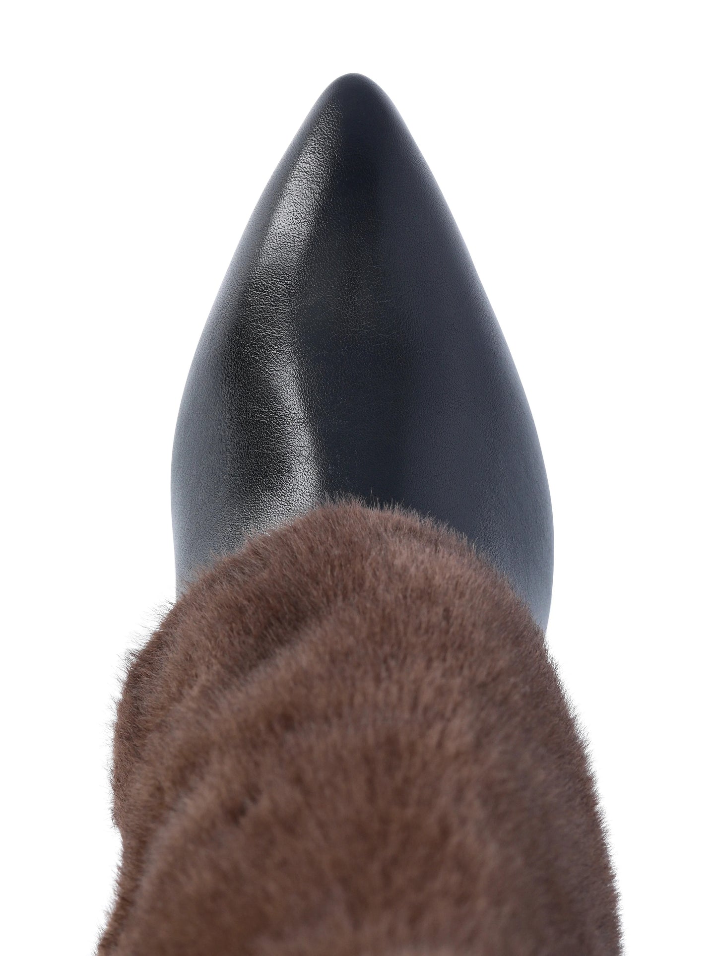 Women's Heeled Faux Fur Cuff Boots