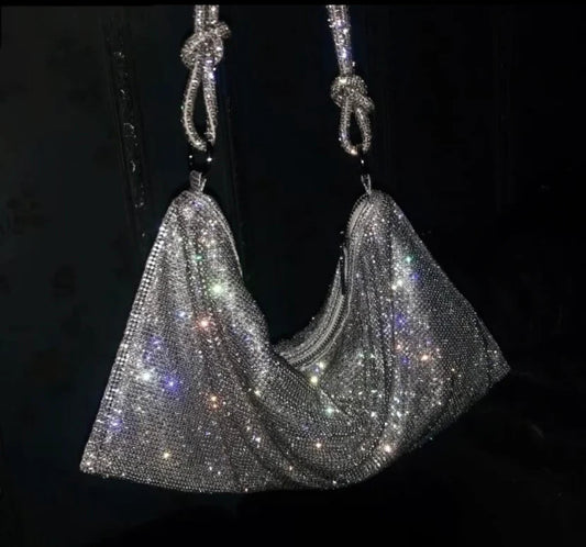Sparkling Rhinestone Clutch Bag