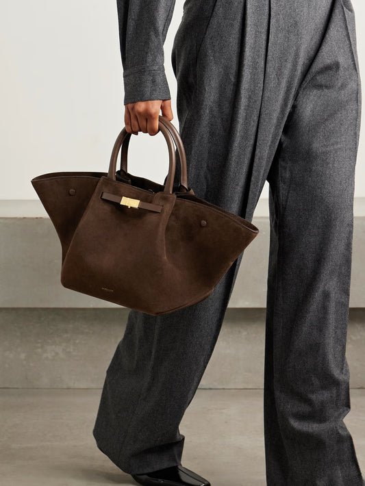 Midi Suede Tote