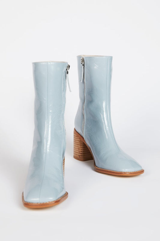 Women's Chunky Heel Mid-calf Boots