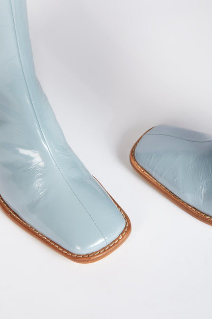 Women's Chunky Heel Mid-calf Boots