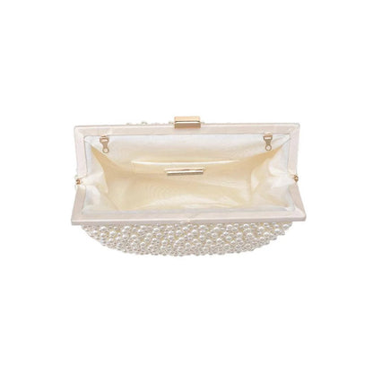 Pearl Beaded Clasp Bag