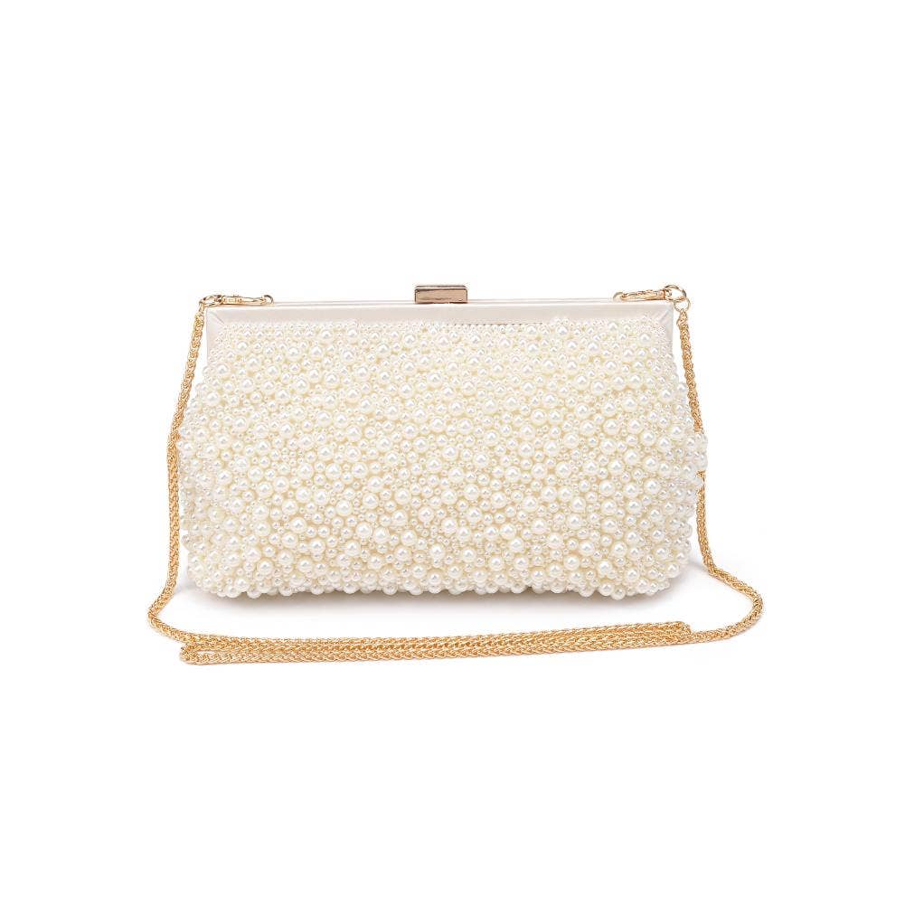 Pearl Beaded Clasp Bag