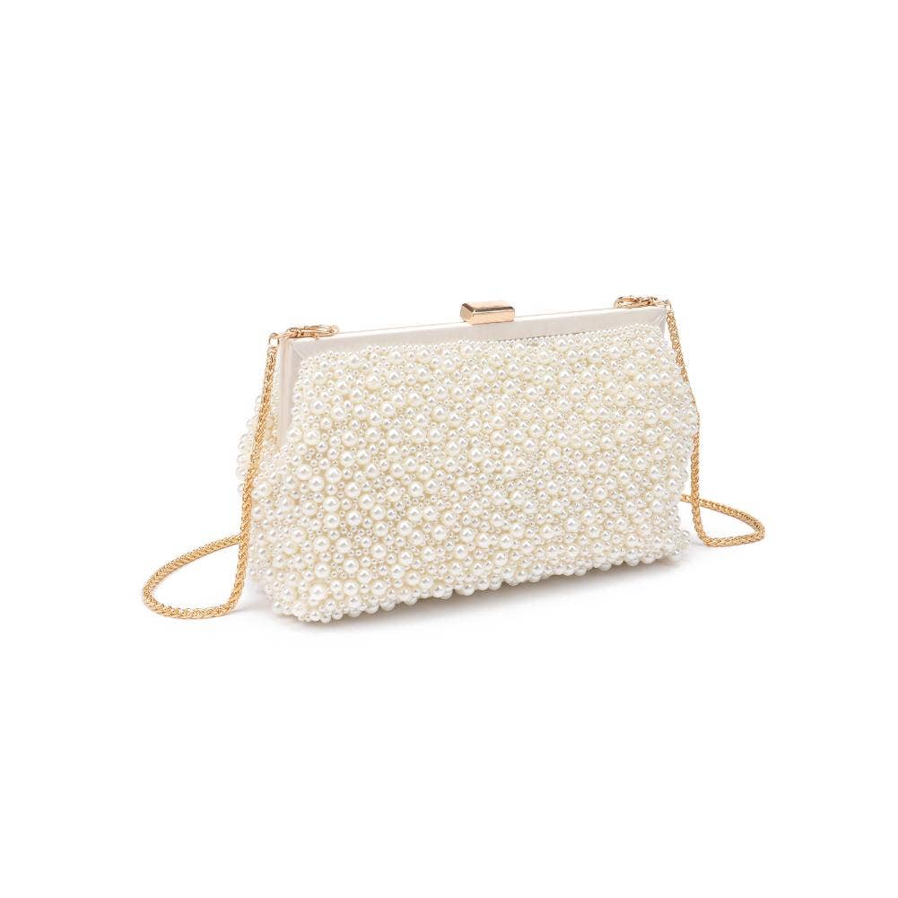 Pearl Beaded Clasp Bag